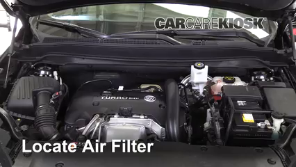 2016 Buick Envision Premium 2.0L 4 Cyl. Turbo Filtre à air (moteur) Changement